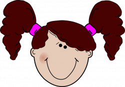 Ponytail Clipart kid face - Free Clipart on Dumielauxepices.net