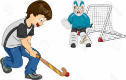 Best Kid Hockey Player Clipart Vector Library » Free Vector ...