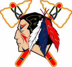 Indian Head Logo Clip Art Indians Tomahawk Image - Clipart Kid ...