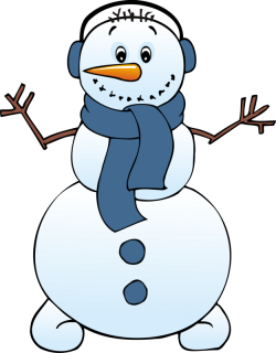 Snowman clipart kid - Pencil and in color snowman clipart kid