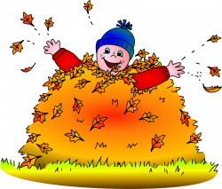 28+ Collection of Children In Fall Clipart | High quality, free ...