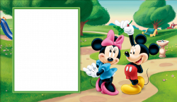 Minnie and Mickey Mouse Transparent Kids Frame | Gallery ...