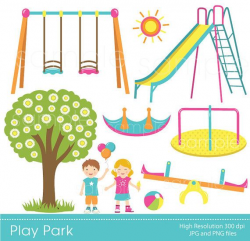 Play Park Clipart Playground Clipart Swings by ...