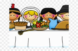 Thanksgiving Clipart Celebration - Kids Thanksgiving Feast ...