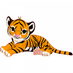 Raja the Baby Tiger Sticker, Baby Tiger Stickers, Tiger Adhesive ...