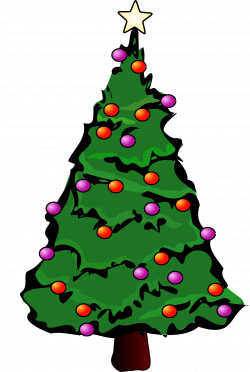 Clipart - christmas tree