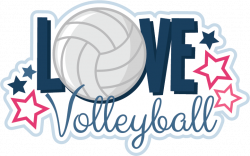 Love Volleyball SVG scrapbook file volleyball svg files volleyball ...