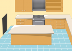 Kitchen Countertop Cupboard Clip art - Kitchen Cliparts png download ...