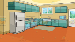 Kitchen background clipart 3 » Clipart Station