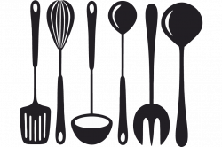 28+ Collection of Cooking Utensils Clipart Png | High quality, free ...