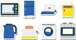 Home appliance Kitchen Refrigerator Icon - Kitchen Appliances 1272 ...