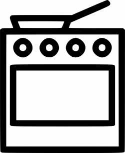 Stove Pan Appliance Cooking Kitchen Equipment Svg Png Icon Free ...