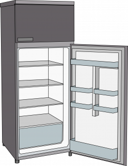 Clipart - Frigorifero - Refrigerator