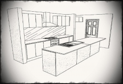Download drawing simple kitchen design clipart Drawing ...