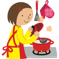 Woman Cooking clipart, cliparts of Woman Cooking free ...