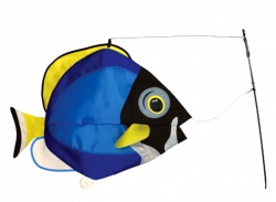 Powder Blue Surgeonfish Swimming 3D Fish | Shop Kites, Flags, Toys ...