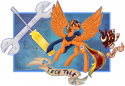Flying High Character Card Techie by TechTalkPony.deviantart.com on ...