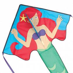 Large Easy Flyer Kite - Arianna Mermaid – Premier Kites & Designs