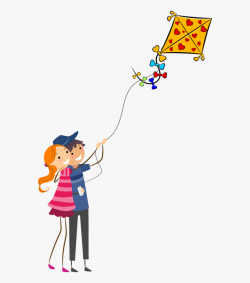 Kite Flying Day - Fly Kite Png , Transparent Cartoon, Free ...