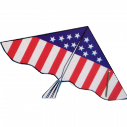 USA Flag flying kite