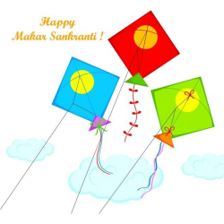 happy pongal Kites background - free vector download for ...