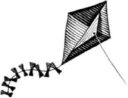 Kite Clipart Black And White | Free download best Kite ...