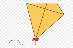 Kite Clipart Yellow - Triangle, HD Png Download - 640x480 ...