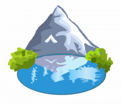 Pathway Clipart Mountain - Mountain And Lake Clipart ...