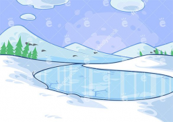 A Frozen Lake | christmas in 2019 | Vector background, Free ...