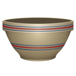 OnlineLabels Clip Art - Stone Crockery Bowl