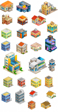 Pixel Buildings | Concept | Pinterest | Building, Low poly and Gaming