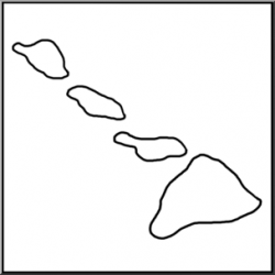 Clip Art: Landforms: Archipelago/Lakes B&W I abcteach.com ...