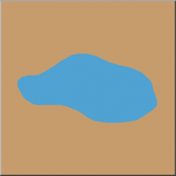 Clip Art: Landforms: Lake Color I abcteach.com | abcteach