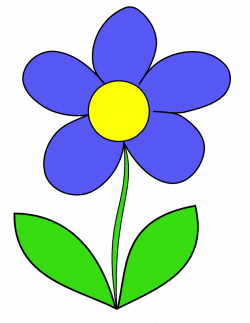 OnlineLabels Clip Art - Simple Flower