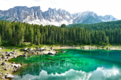 Clipart - Surreal Bergsee Lake Germany