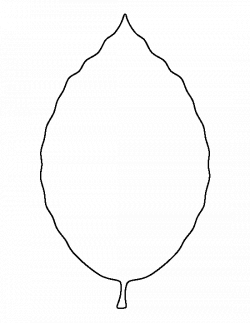Beech leaf pattern. Use the printable outline for crafts, creating ...