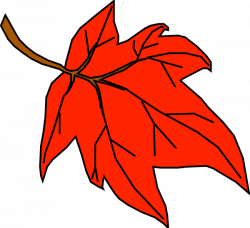 Orange Leaf Clip Art at Clker.com - vector clip art online, royalty ...
