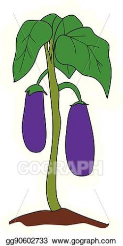 Vector Stock - Eggplant. eps. Stock Clip Art gg90602733 ...