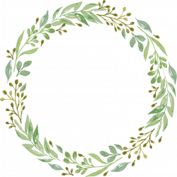 Wedding invitation Wreath Garland Clip art - Green leaf garland 2858 ...
