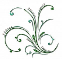 green swirls with pearls png by Melissa-tm on DeviantArt