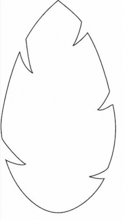 Leaf outline fall leaves clipart 3 - ClipartPost