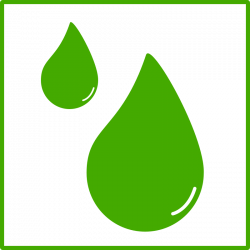 Clipart - eco green drop of water icon