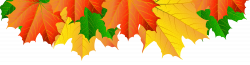 Fall Leaves Border PNG Clip Art Image | Gallery Yopriceville - High ...