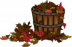 Basket of Colorful Fall Leaves | Pinterest | Clip art, Leaves and ...