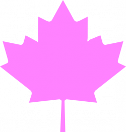 Canada Pink Leaf Clip Art at Clker.com - vector clip art online ...