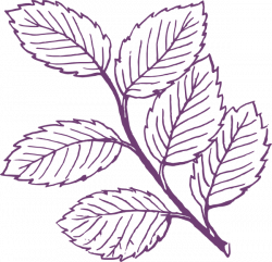 Purple Leaves Clip Art at Clker.com - vector clip art online ...