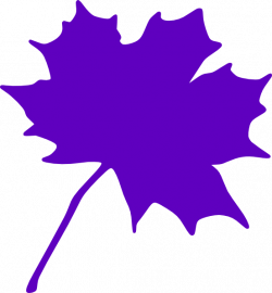 Purple Leaf Clip Art at Clker.com - vector clip art online, royalty ...