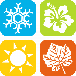 Clipart - Seasons Icons