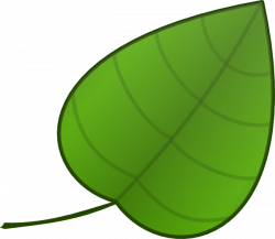 Simple Leaf Clip Art at Clker.com - vector clip art online, royalty ...