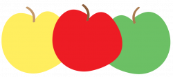 Free Apple Clipart and printables for art projects, teachers, and ...